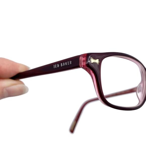 TED BAKER Lawn Party Eyeglasses Berry Pink | 51-15-140 main image 8